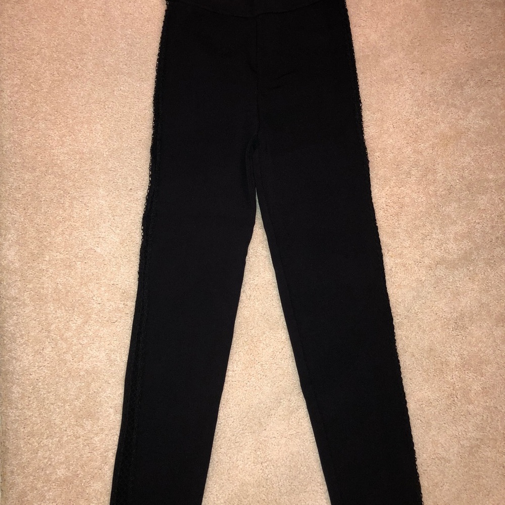 Black Leggings (see through on sides)